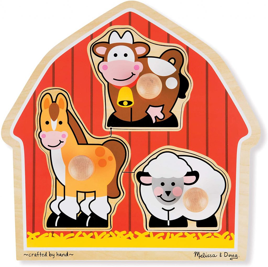 Jumbo Knob Puzzle | Barnyard Animals