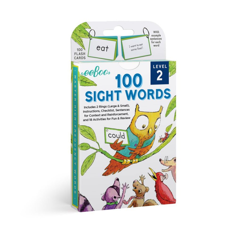 100 Sight Words Flash Cards